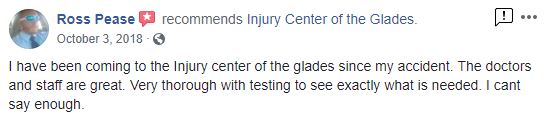 Glades Injury Center Patient Testimonials