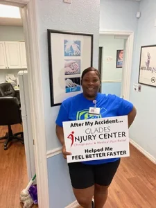 Chiropractic Belle Glade FL Accident Happy Testimonial